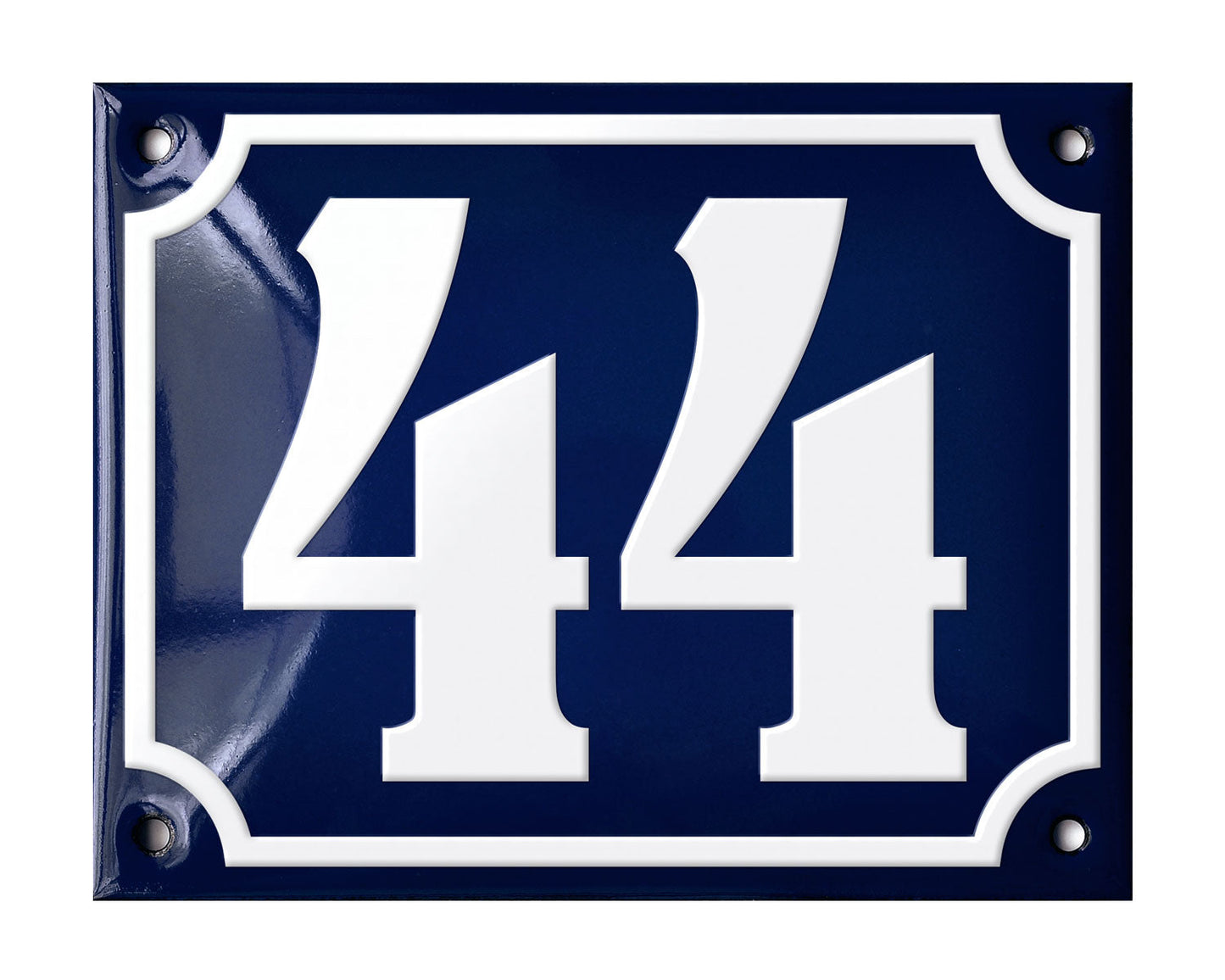 Blue Enamel House Number 1-50 In Stock-43