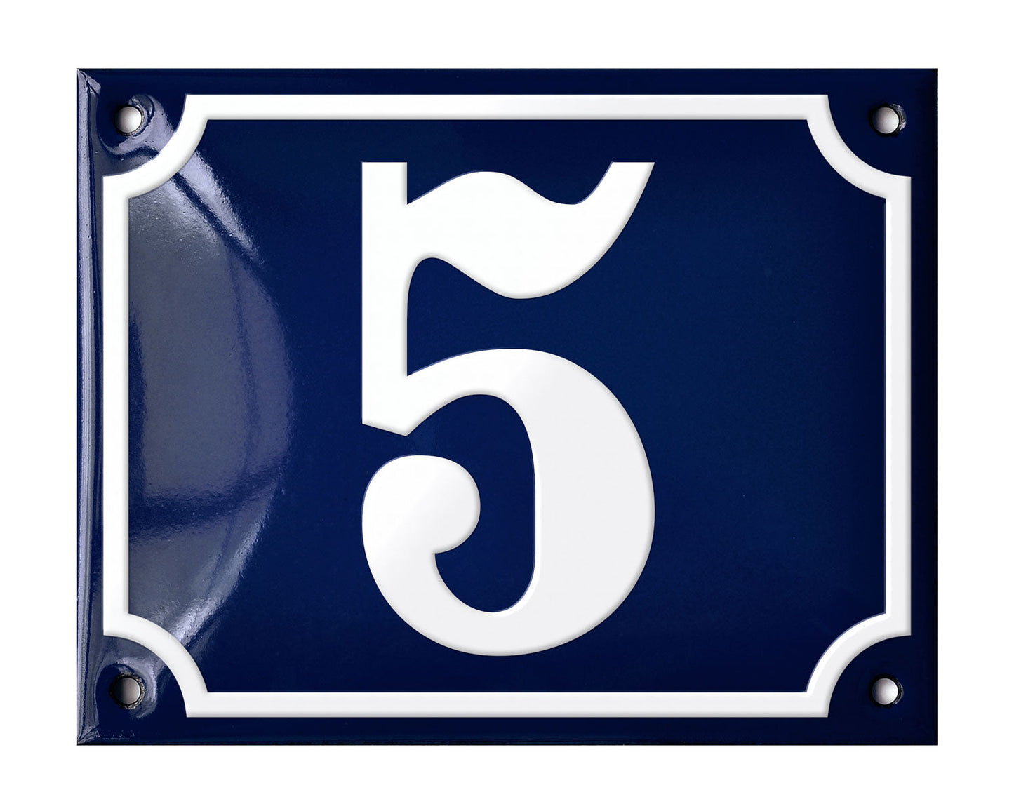 Blue Enamel House Number 1-50 In Stock-4