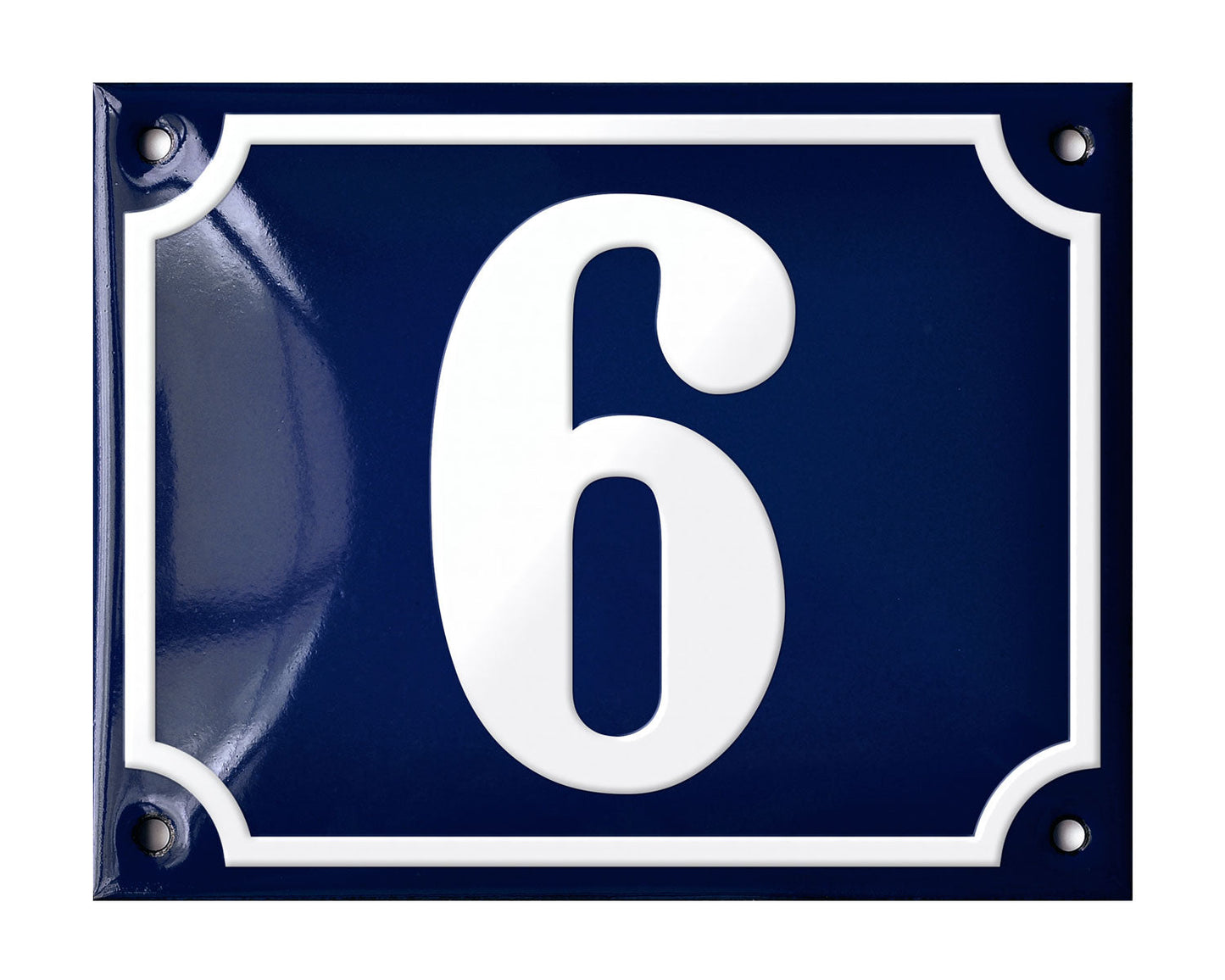 Blue Enamel House Number 1-50 In Stock-5
