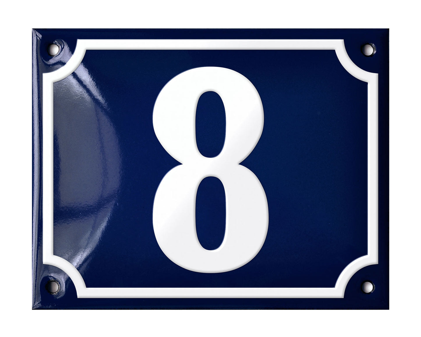 Blue Enamel House Number 1-50 In Stock-7