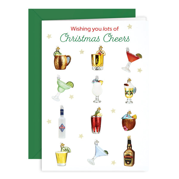 Christmas Cheers Christmas Card-0
