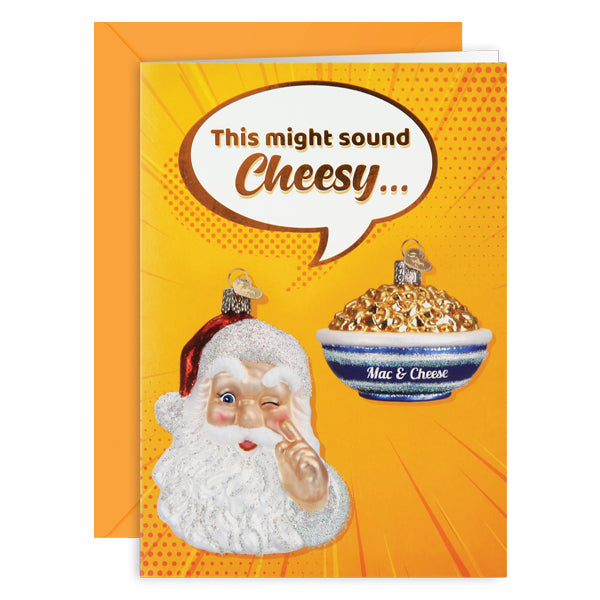 Cheesy Christmas Christmas Card-0