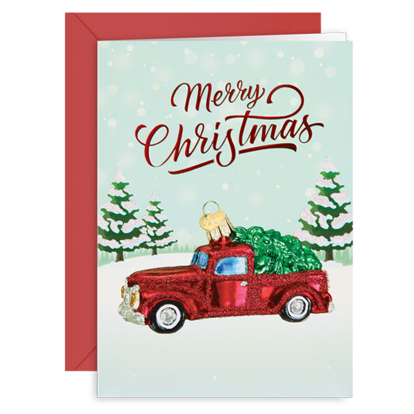 Christmas Truck Christmas Card-0
