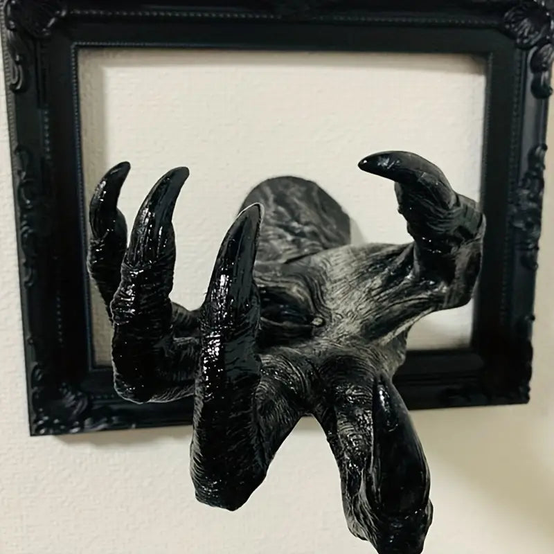 The Enchanting Allure: Witch's Halloween Hand Wall Art-2