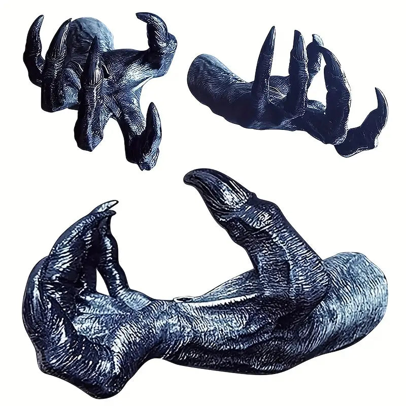The Enchanting Allure: Witch's Halloween Hand Wall Art-0