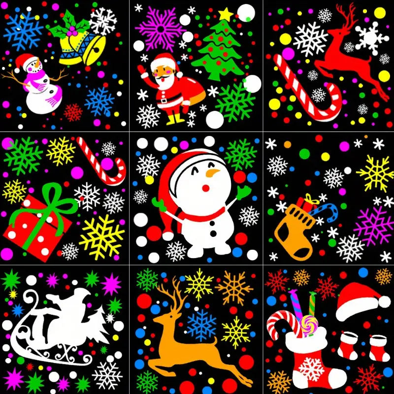 Santa Claus LED Snowflake Projection Light - 16 Patterns-4
