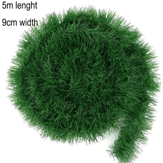 Christmas Greenery Tinsel Garland for Tree & Decor-1