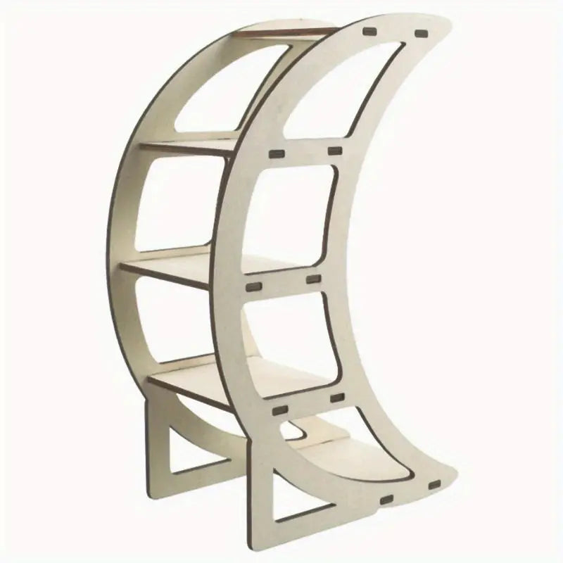 Mystic Moon Crescent Wooden Ornament Shelf-1