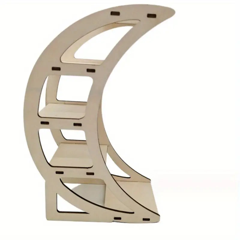 Mystic Moon Crescent Wooden Ornament Shelf-2