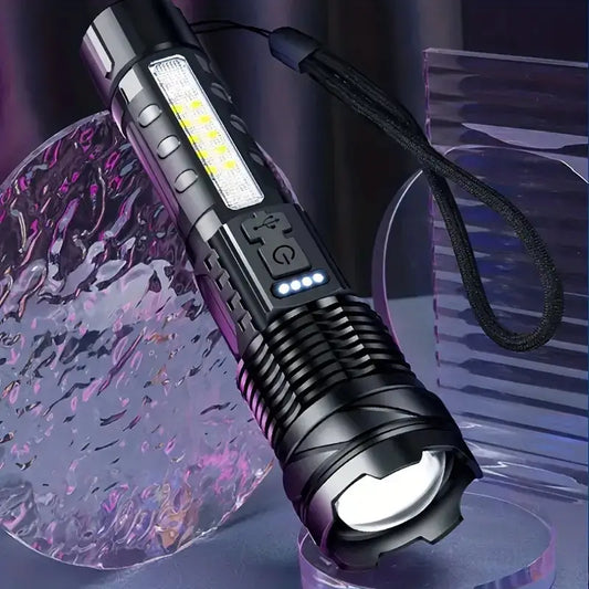 Powerful Rechargeable Torch Flood Light for Outdoor Camping-1