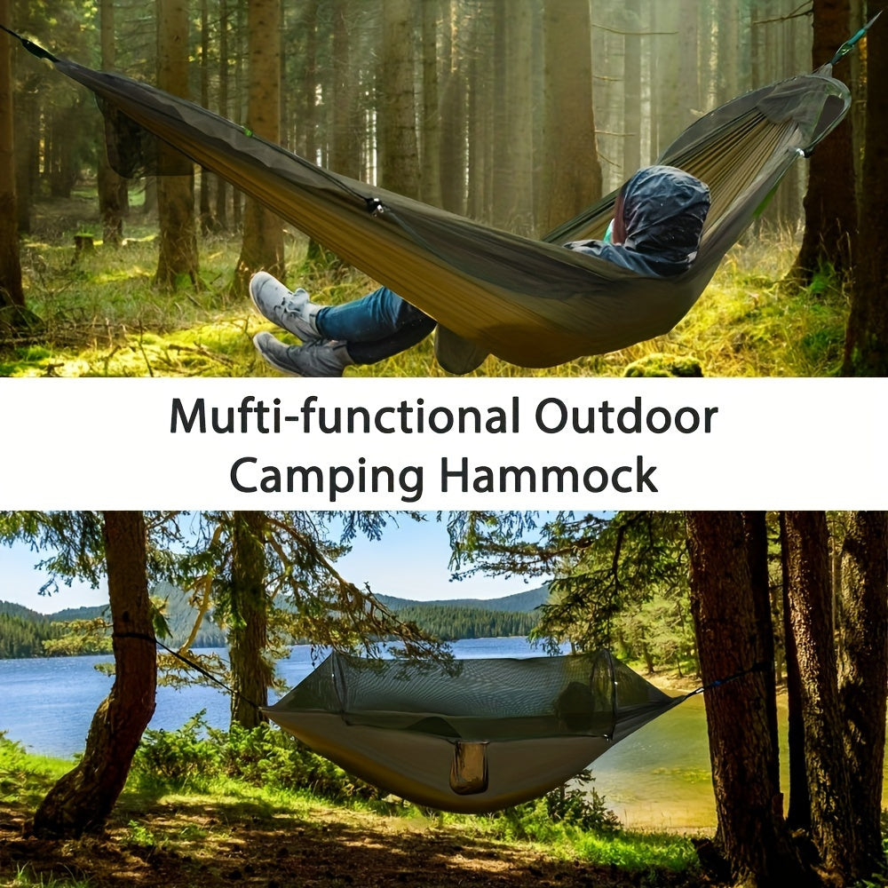 Double Camping Hammock with Mosquito Net-4