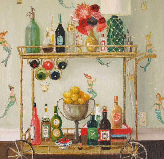 Barmaids Art Print - 8.5 X 11" by Janet Hill-1