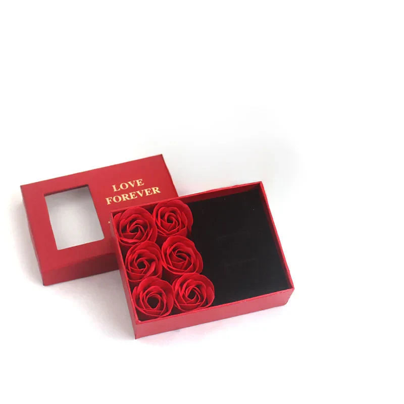 Jewelry Gift Box Rose Design for Necklace-1