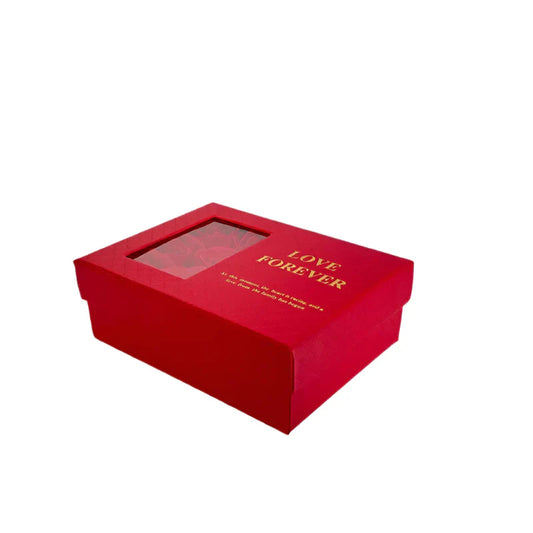 Jewelry Gift Box Rose Design for Necklace-0