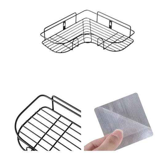 Non-Perforated Triangle Bathroom Shelf-0