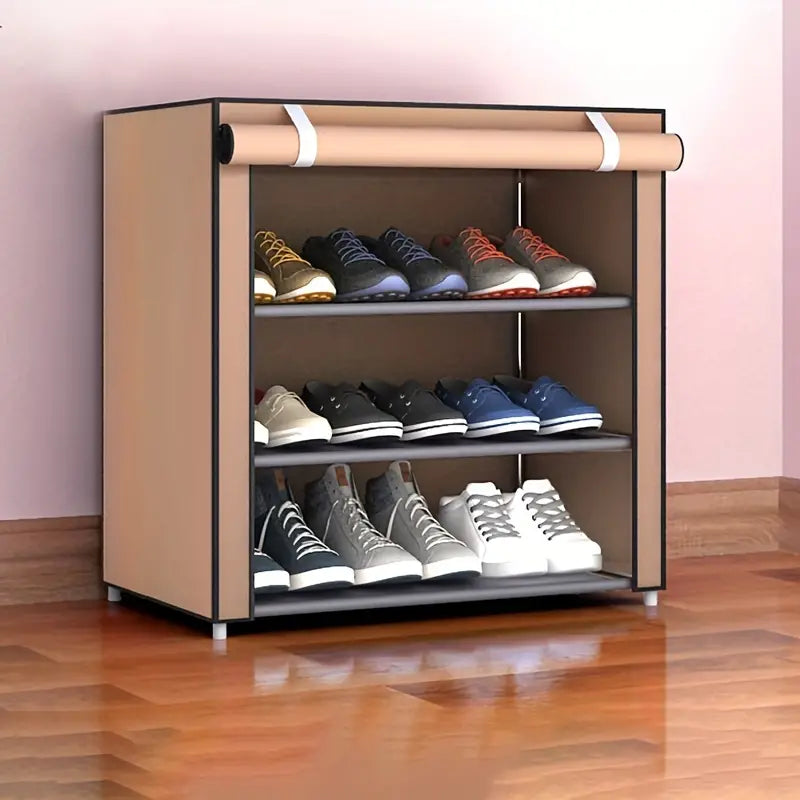Experience the ultimate shoe storage solution with this dustproof cabinet-4