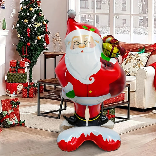 Extra Large Standing Santa Claus Foil Balloon-1