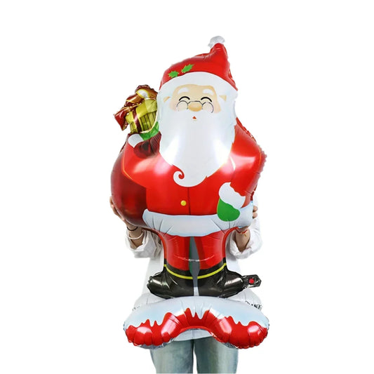 Extra Large Standing Santa Claus Foil Balloon-0