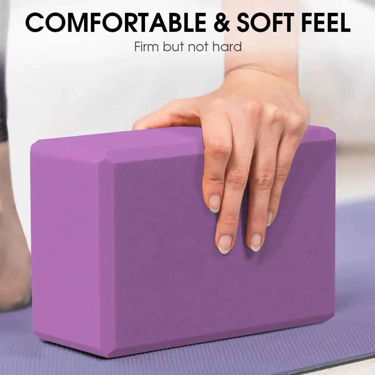 Yoga Building Blocks EVA Pilates Bricks (2 Pcs)-2
