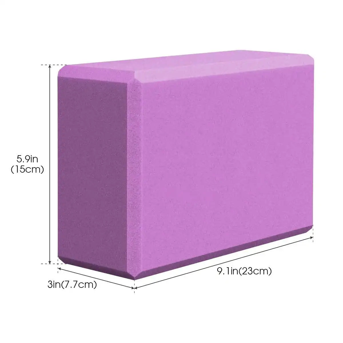 Yoga Building Blocks EVA Pilates Bricks (2 Pcs)-1