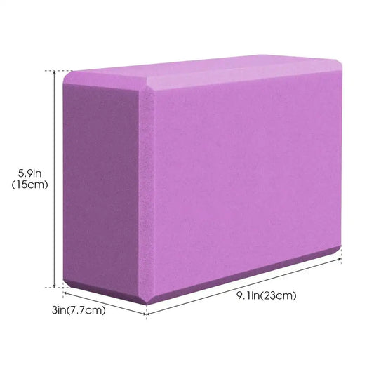 Yoga Building Blocks EVA Pilates Bricks (2 Pcs)-1
