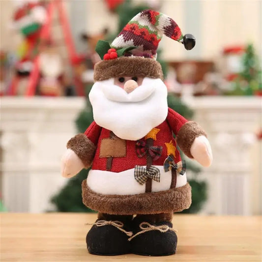 NNEOBA Christmas Santa Claus Standing Doll Decor-1
