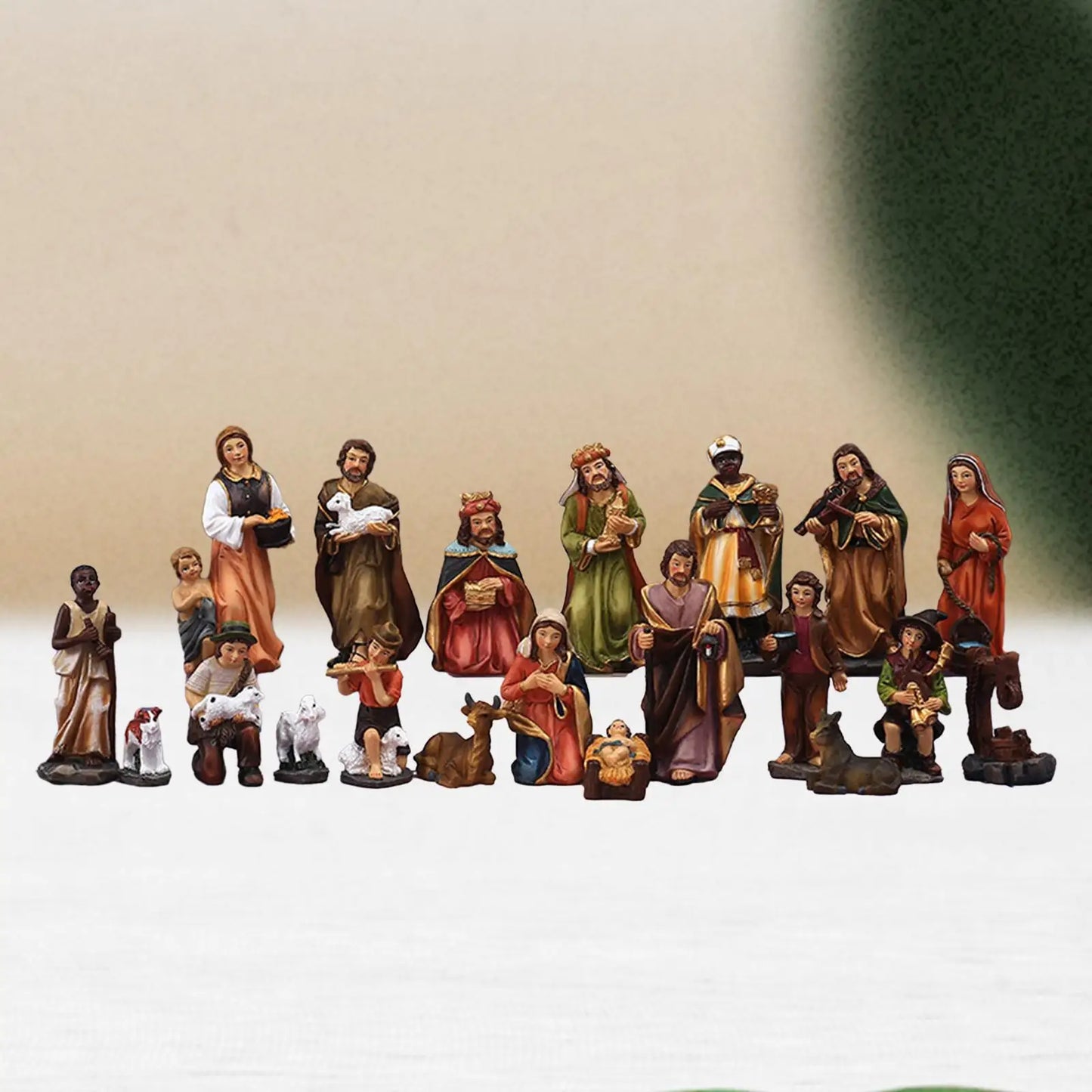 20-Piece Christmas Nativity Scene Figurine Set-4
