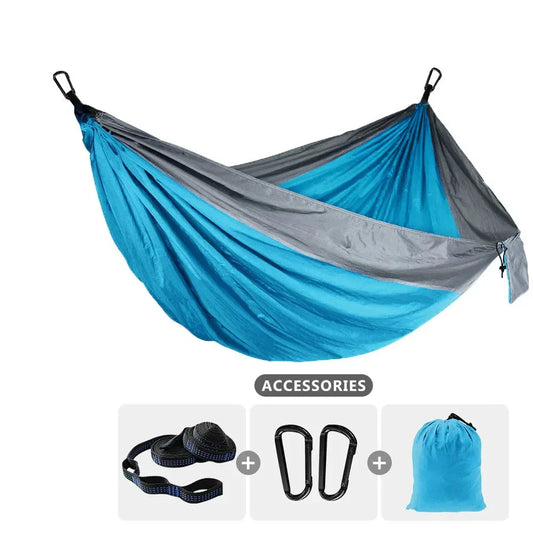 Lightweight Camping Hammock with Tree Straps for Travel-1