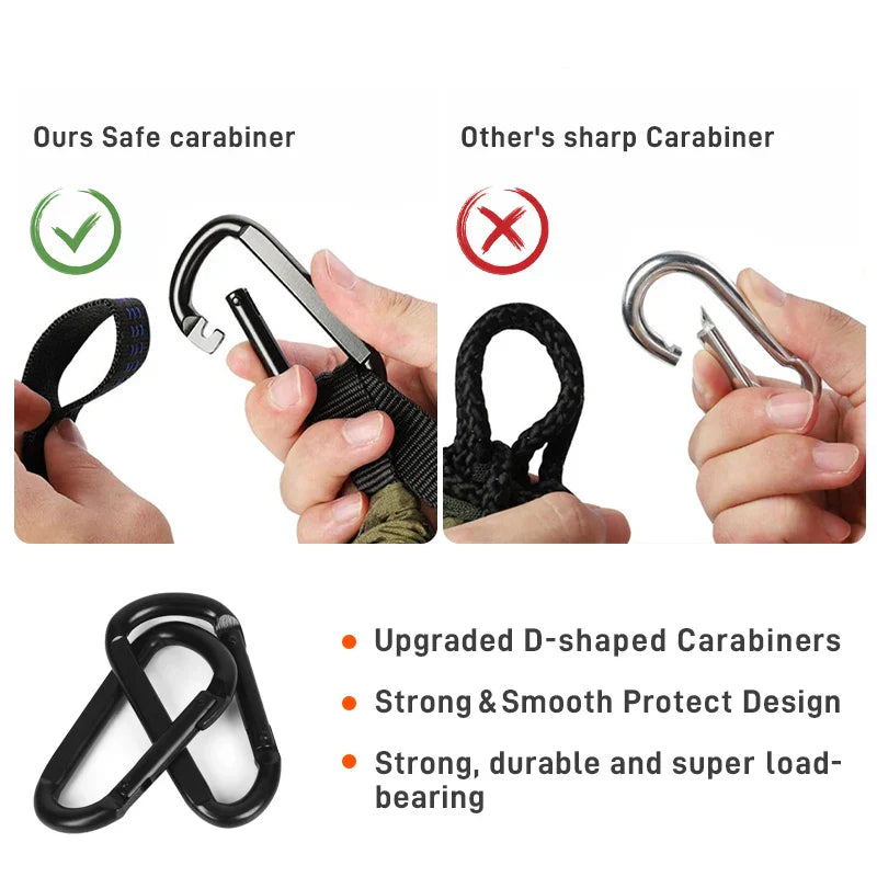 Lightweight Camping Hammock with Tree Straps for Travel-4
