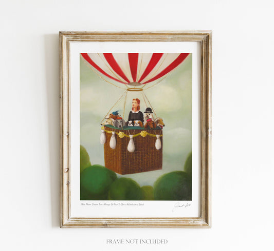 Miss Moon Lesson Two Art Print- 8.5 "X 11"-0