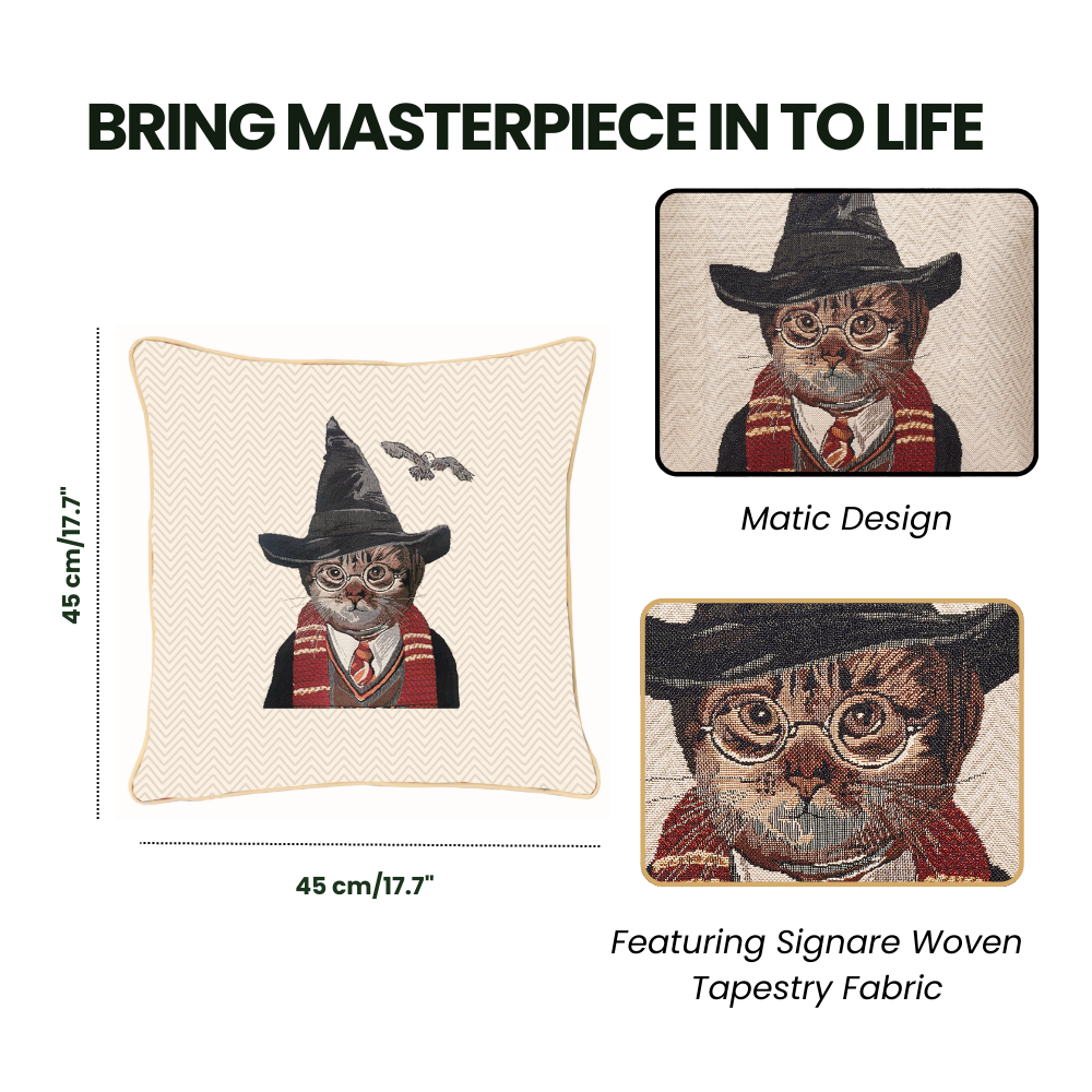 Magical Cat - Cushion Cover 45cm*45cm-3