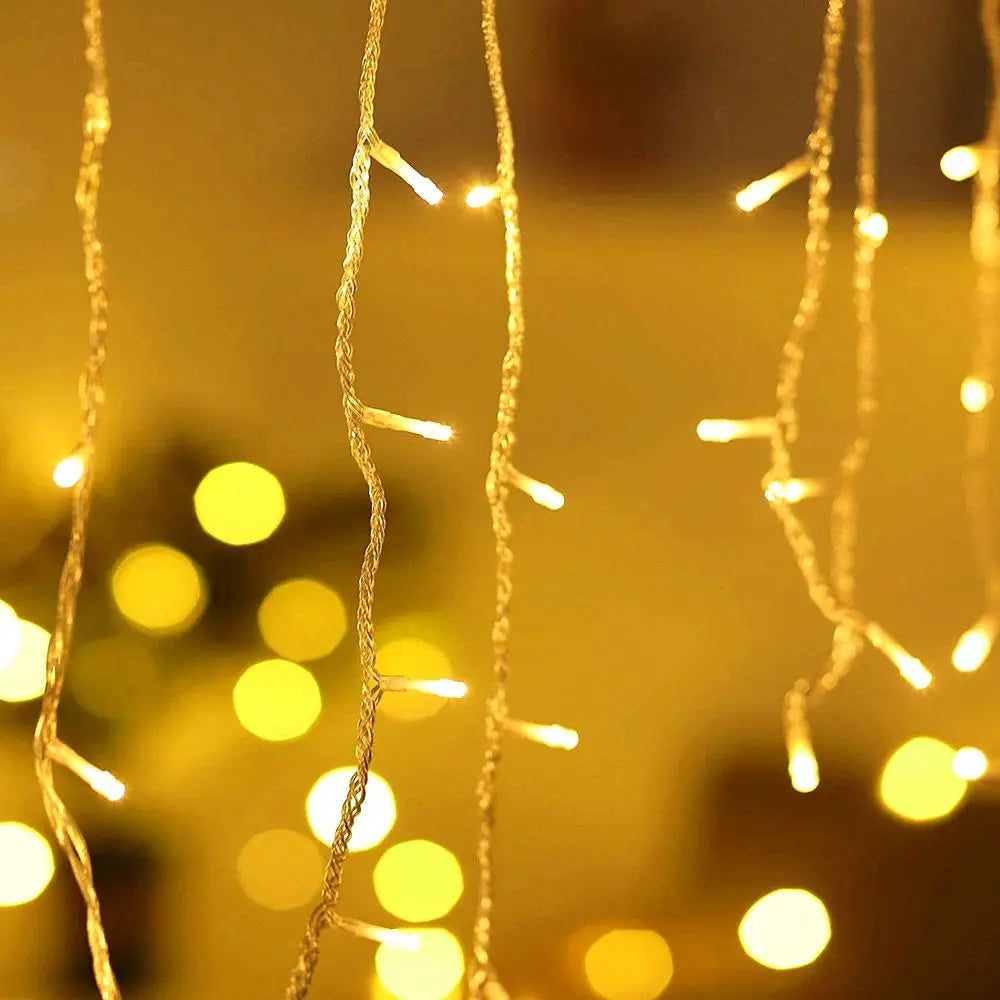 LED String Lights Christmas Curtain Fairy Garland-3