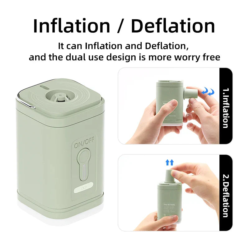 3-in-1 Mini Wireless Air Compressor with Lights-1