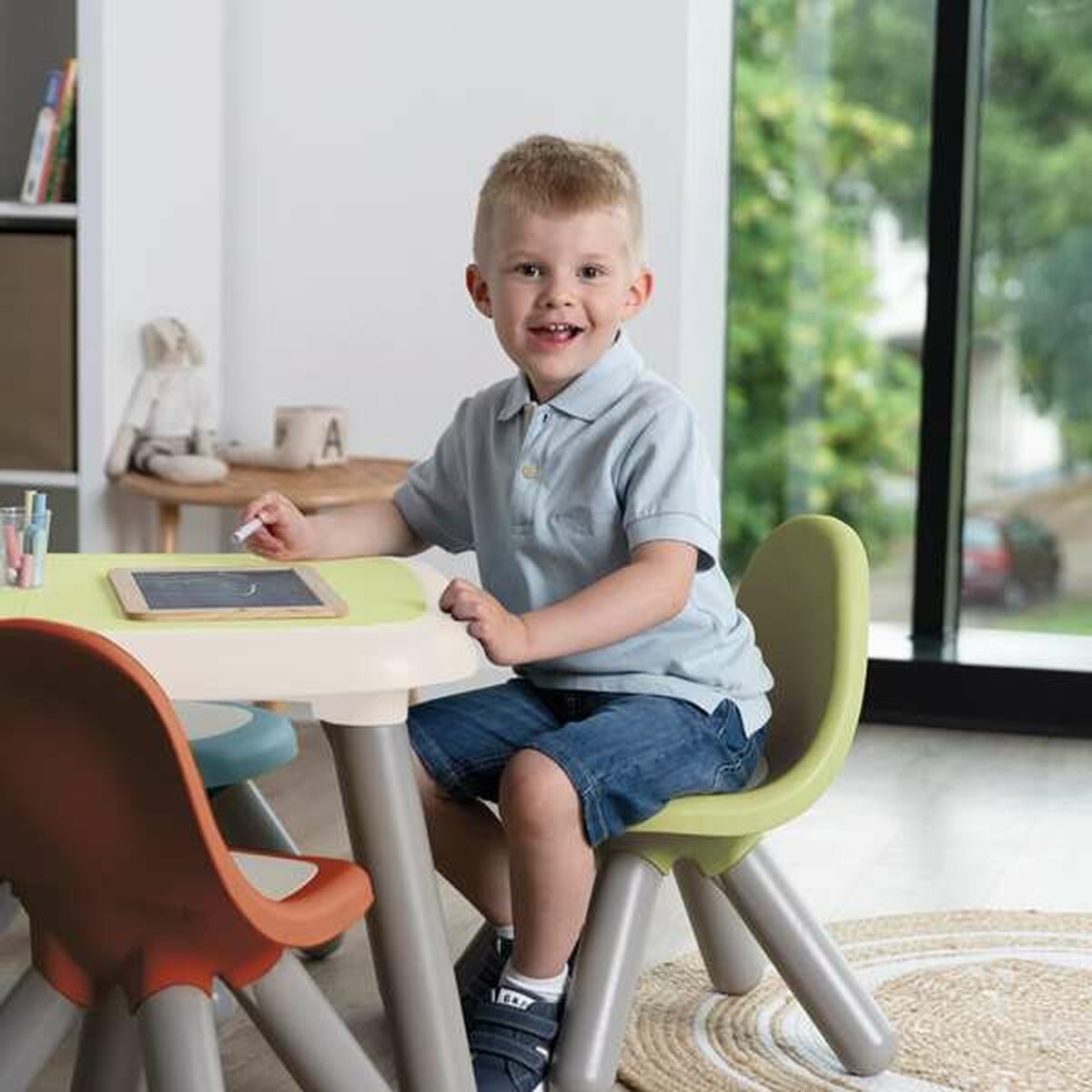 Chair Smoby Life Kid Blue Plastic-13