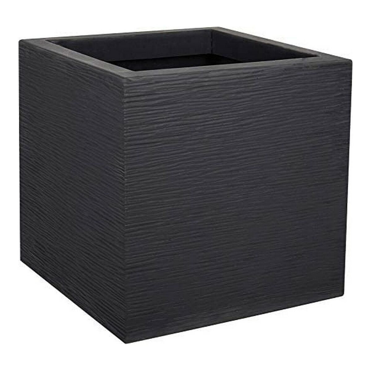 Plant pot EDA Red Anthracite Dark grey Plastic Squared 5 cm-2