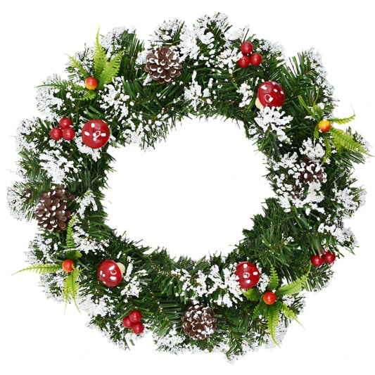 NNEOBA Christmas Wreath for Front Door Seasonal Decor-0