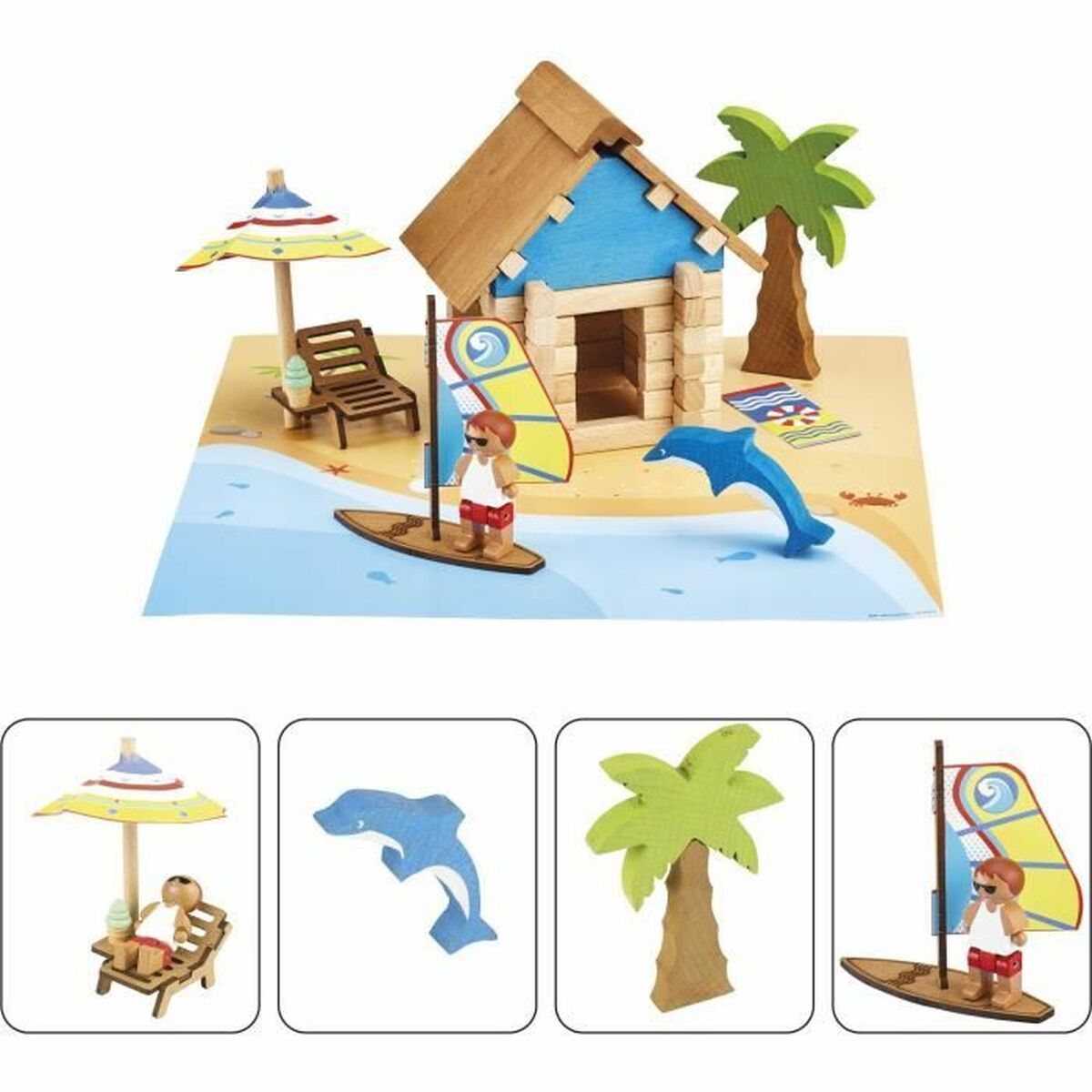 Construction set Jeujura The Beach Hut-1