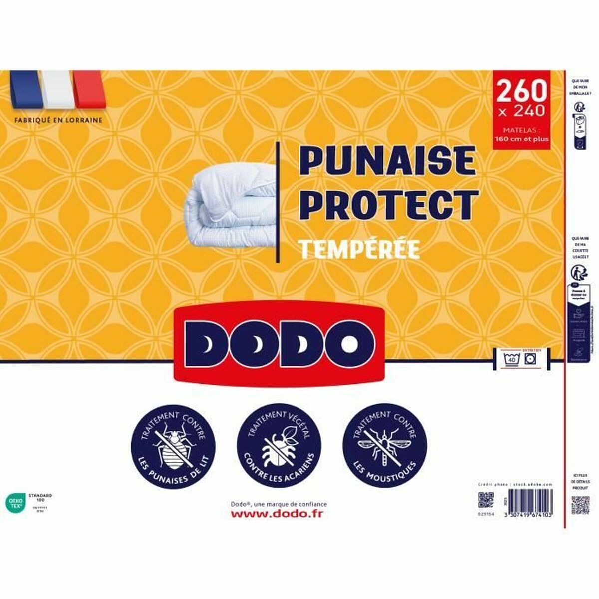 Duvet DODO White 240 x 260 cm-1