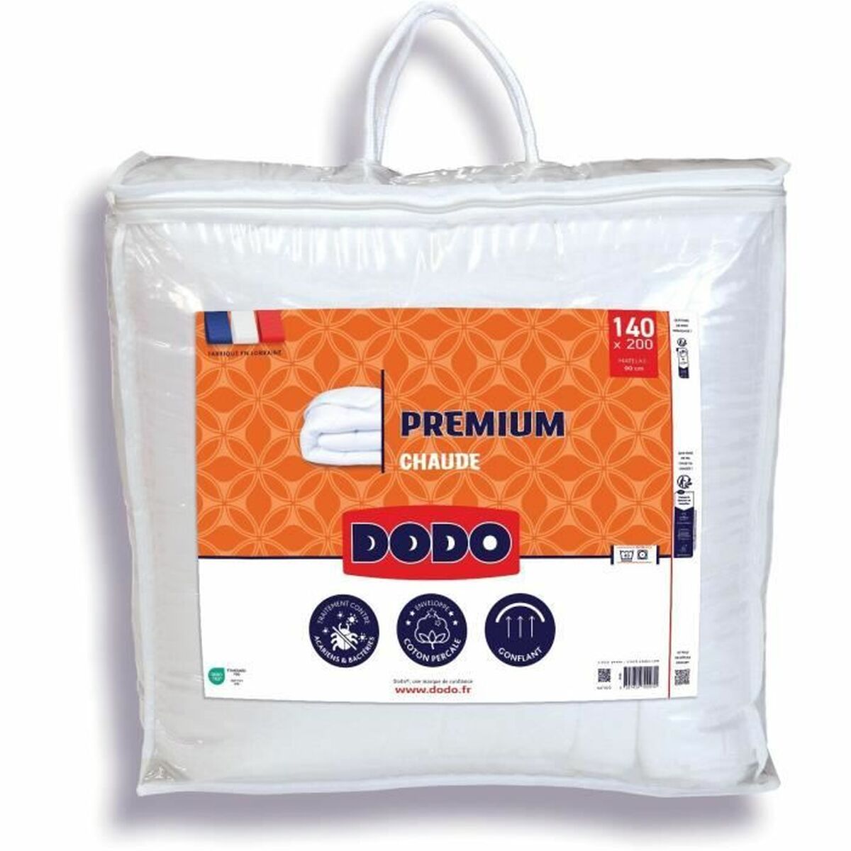 Duvet DODO Premium White 250 g/m² 140 x 200 cm-0