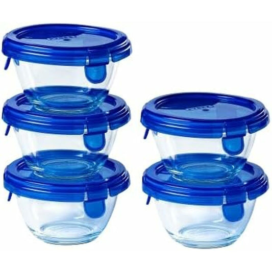 Set of lunch boxes Pyrex Transparent 5 Pieces-0