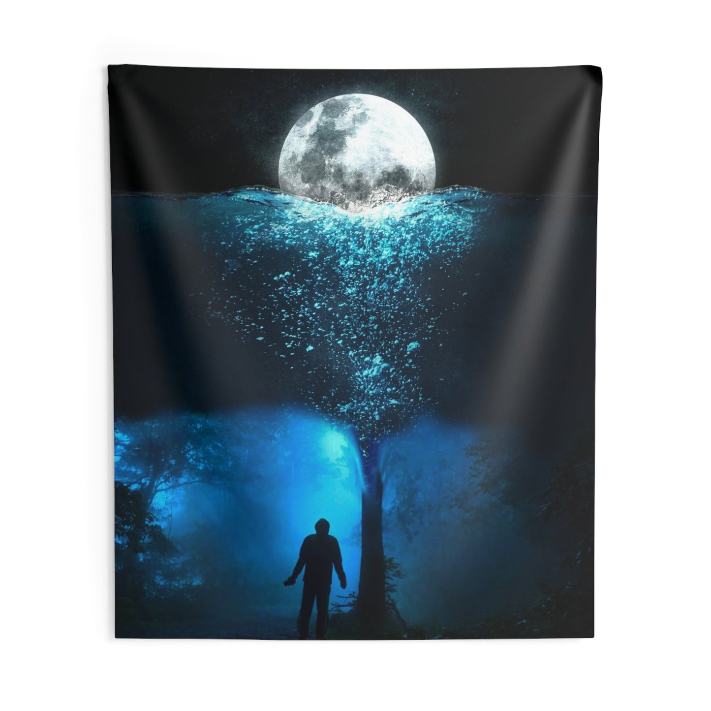 Man underwater Tapestry