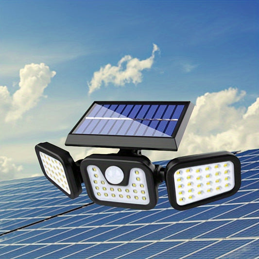 Outdoor Solar Wall Light with Motion Sensor & Foldable Design-1