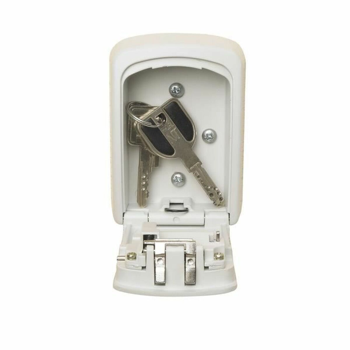 Safety-deposit box Master Lock 5401EURDCRM Keys White Grey Metal Aluminium 8 x 3 x 12 cm-4