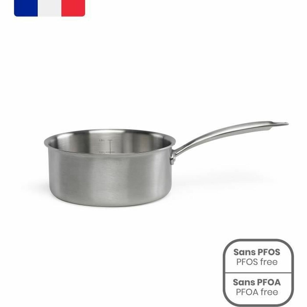 Saucepan Livoo Steel Stainless steel Ø 18 cm-5