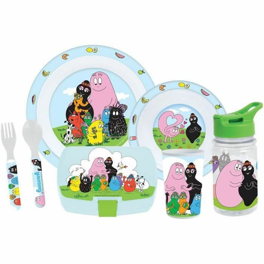 Dinnerware Set Fun House Plastic 6 Pieces-0