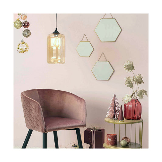 Mirror Set Atmosphera Hexagonal Golden Metal (3 Pieces)-1