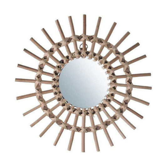Wall mirror Atmosphera SUN Ø 30 cm-0