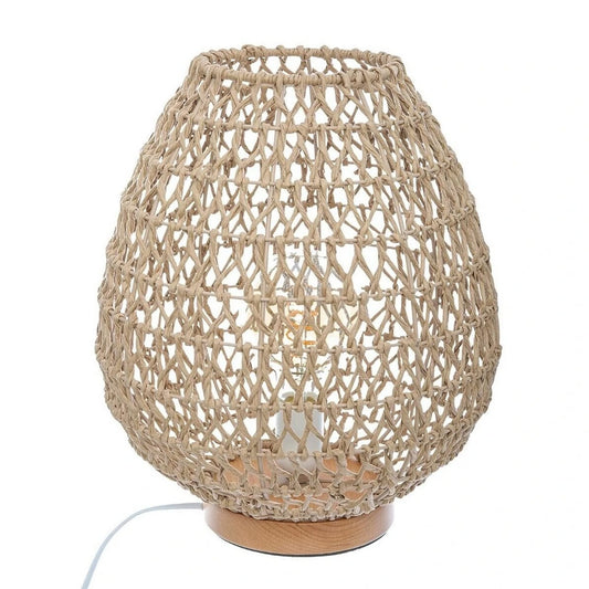 Desk lamp Atmosphera Tressé Sand 40 W Ø 35,5 x 30 cm-0
