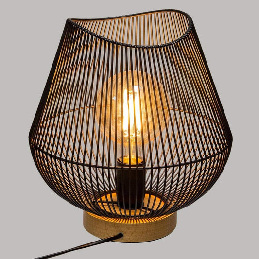 Desk lamp Atmosphera Jena Black Metal 40 W (Ø 28 x 26 cm)-1