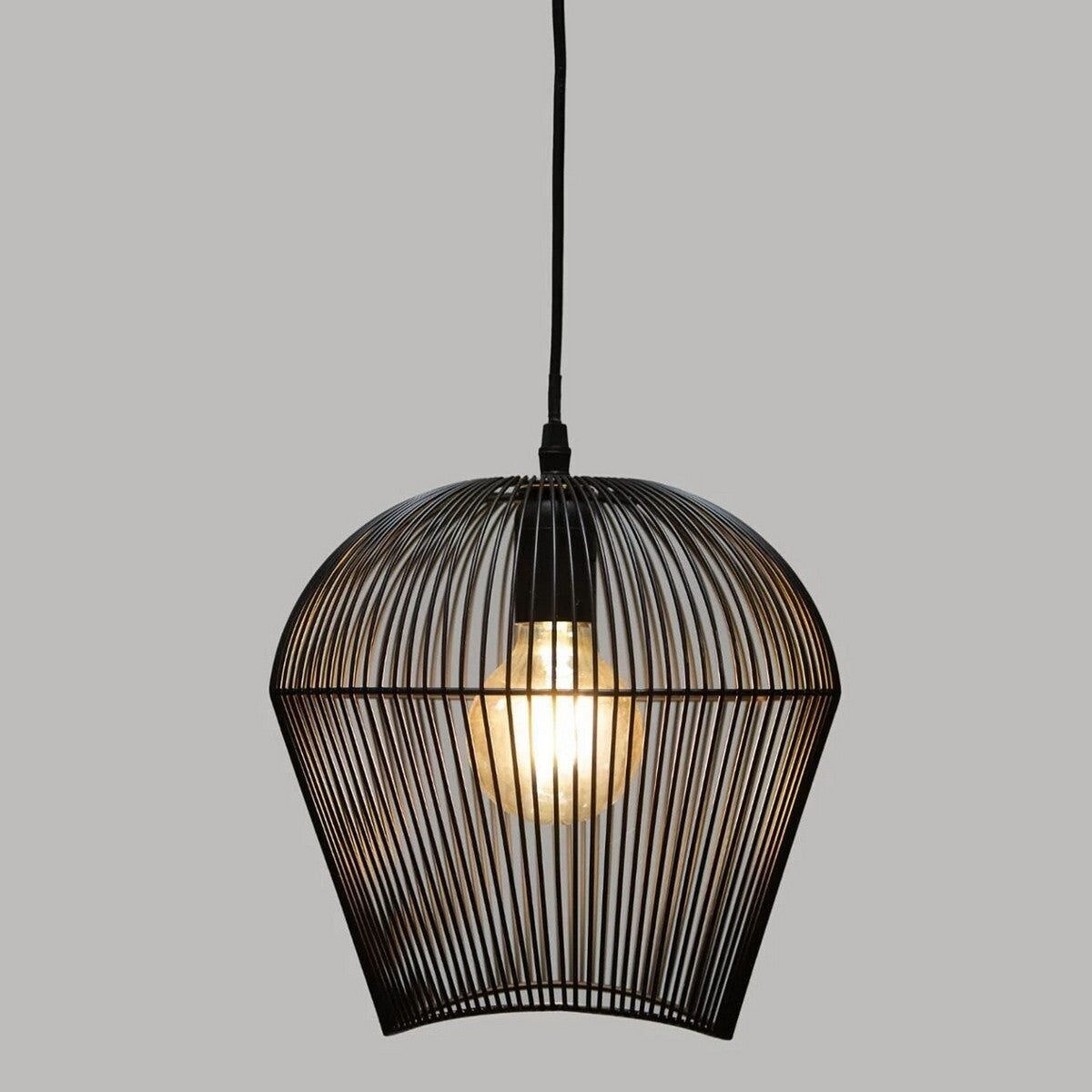 Ceiling Light Atmosphera Jena Black 40W Metal (26 x 26 x 25 cm)-2